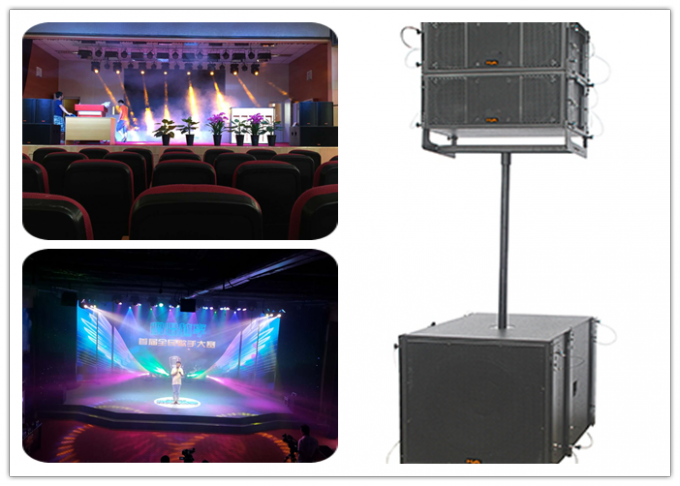 Indoor Church Speaker System Line Array Speakers 8 Inch 500W