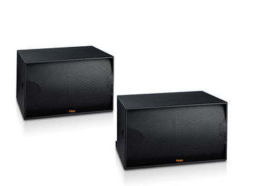 China Black / Brown Subwoofer Speakers 4 Ohm 1200 Watts High SPL Outdoor Sub Bass Bin supplier