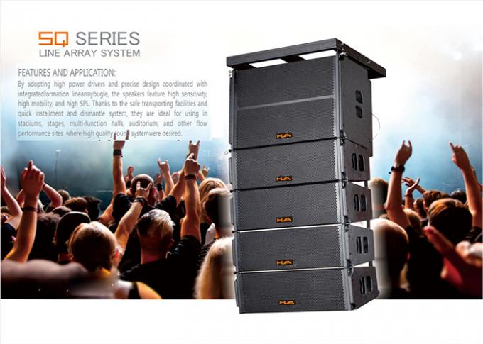Concert Sound Equipment  Line Array Speaker With LF2x 8" Neodymium Drivers