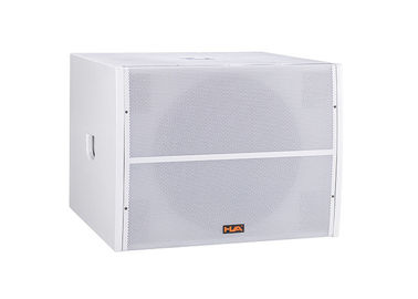 China White / Black Conference Room Audio Systems 8ohm 450W 15&quot; Active Subwoofer Speaker supplier